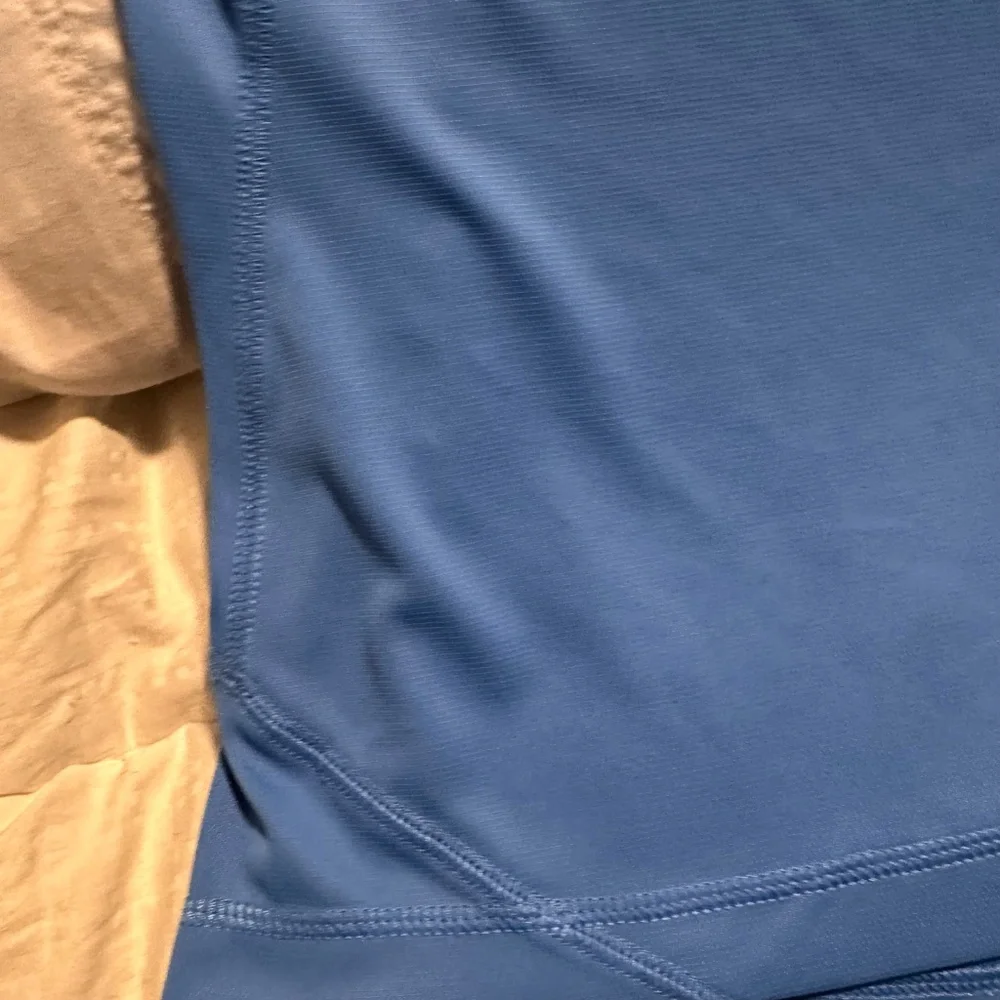 Lands End Summer Sun Shirt‎ Blue 10-12 Medium